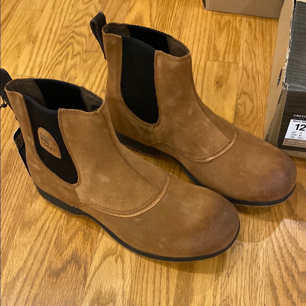 Sorel Brown Leather Men's Boots